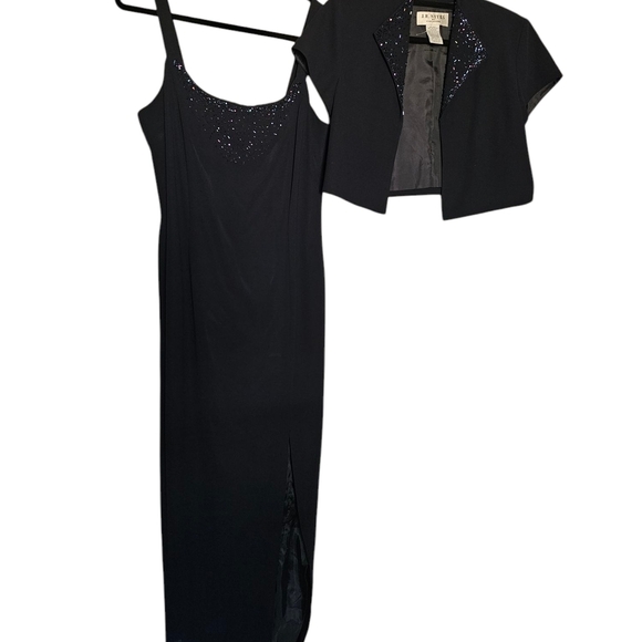 J. R. Nites Evening Dress with Jacket 12 - Picture 2 of 12